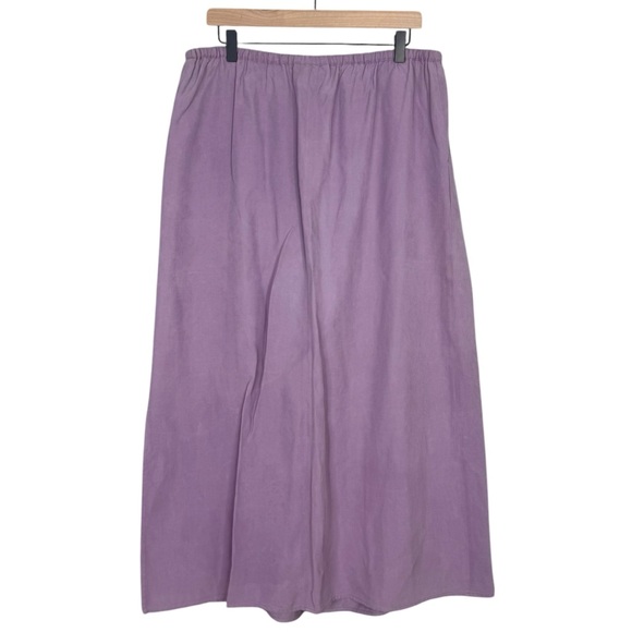 Country Shop Vintage Maxi Skirt Womens 16 Silk Drawstring Pull On Long Modest - Picture 6 of 7